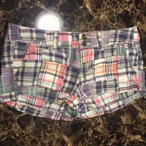 Plaid shorts
